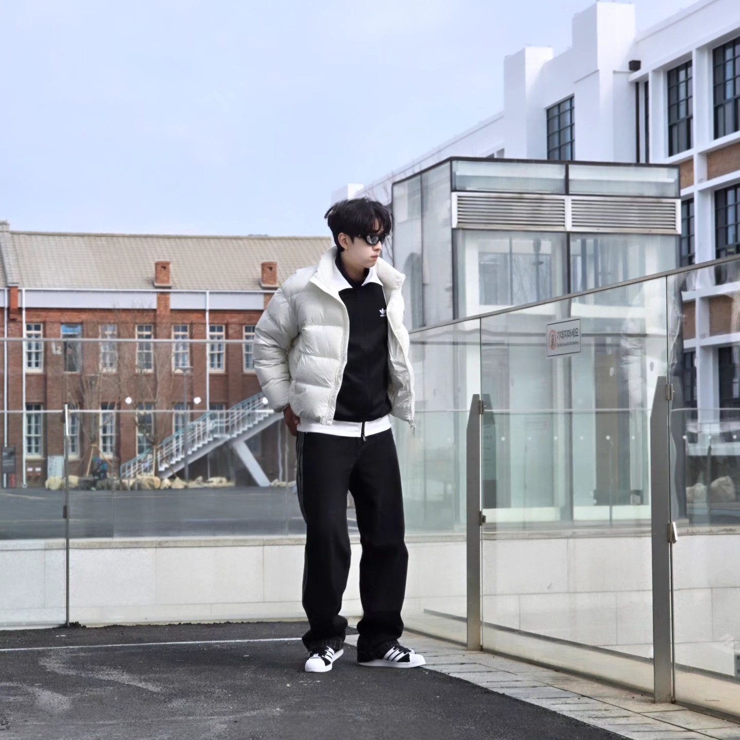 Adidas Adicolor Classics Beckenbauer Track Jacket Black - US Sizing, Adidas Adicolor Classics Beckenbauer Track Jacket Black - KR Sizing 착용 스타일 - 7