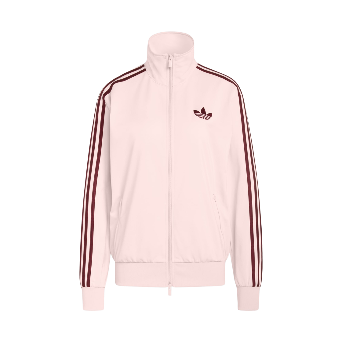 (W) 아디다스 오리지널스 파이어버드 루즈 트랙탑 센디 핑크 마룬 - KR 사이즈((W) Adidas Originals Firebird Loose Track Top Sandy Pink Maroon - KR Sizing) - 1