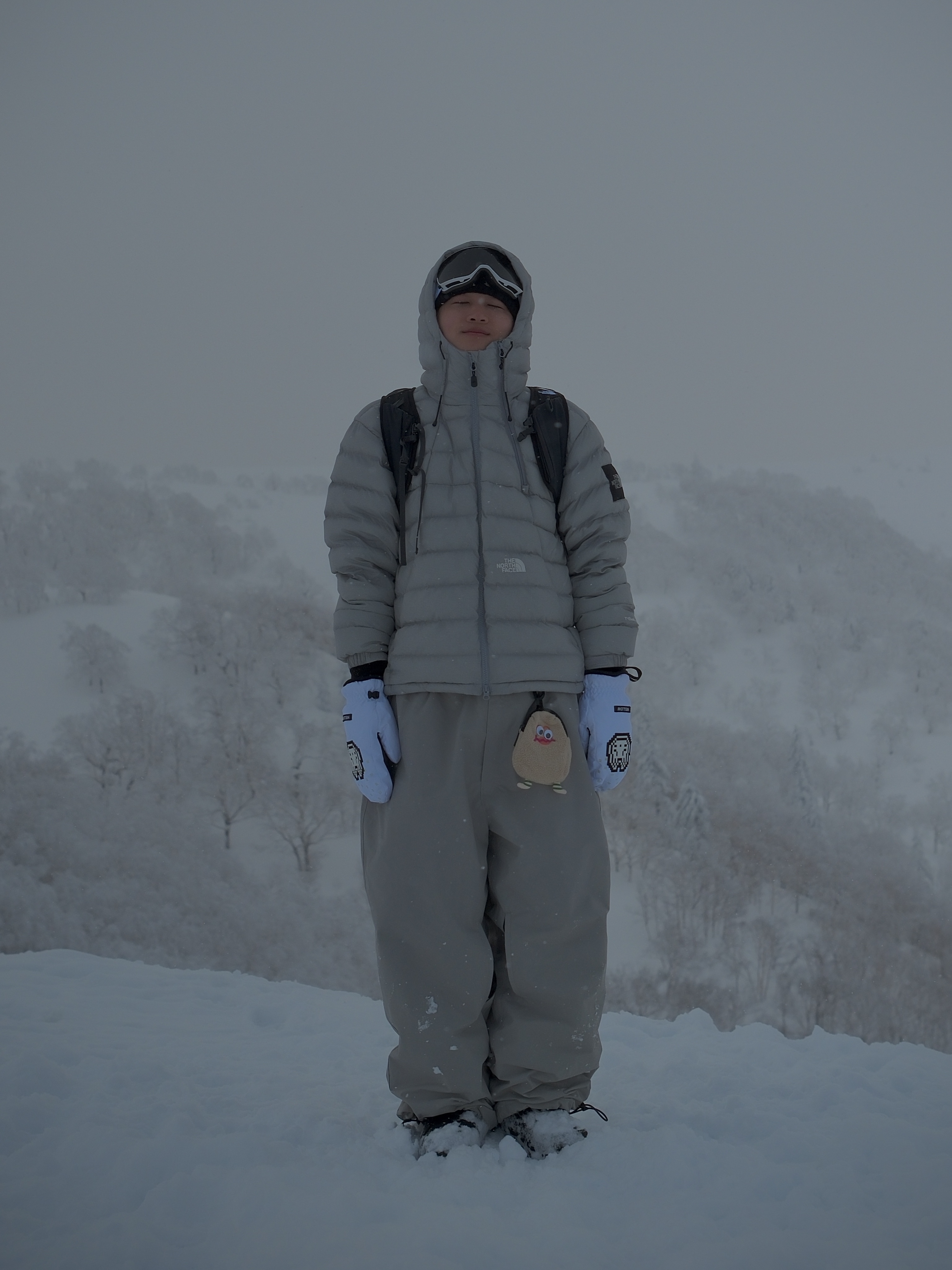 The North Face White Label Kalix T Jacket Metal Gray - 26SS 착용 스타일 - 1