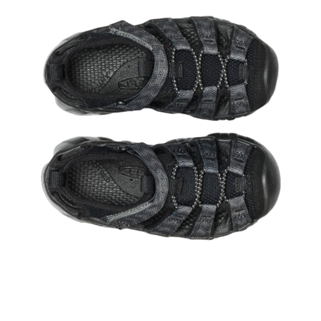 (키즈) 킨 하이퍼포트 H2 샌들 블랙 스틸 그레이((Kids) Keen Hyperport H2 Sandal Black Steel Grey) - 2