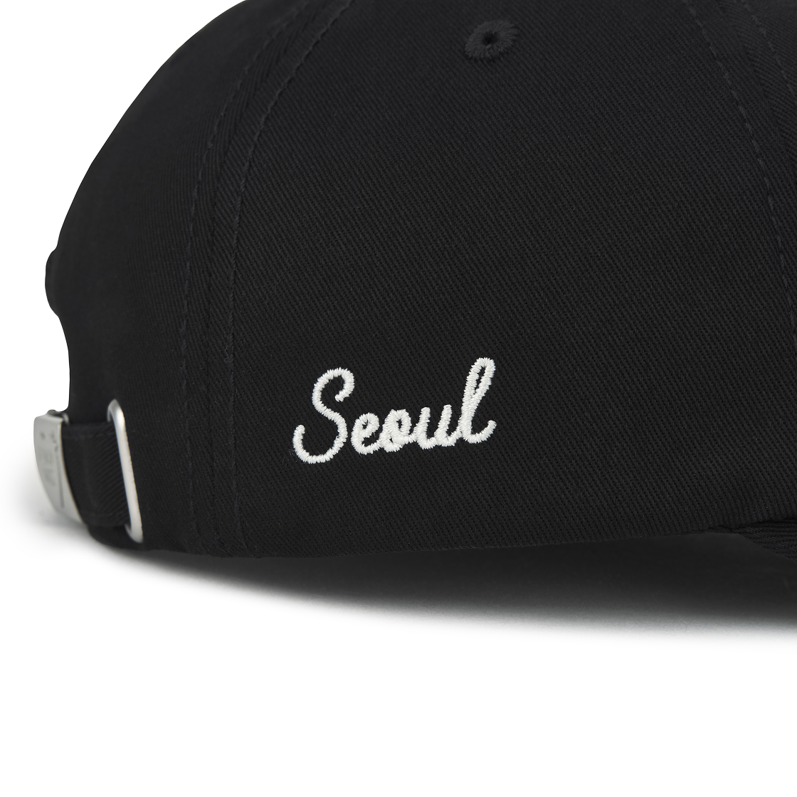 휴먼 메이드 6 패널 트윌 캡 블랙 - 서울 스토어 한정(Human Made 6 Panel Twill Cap Black - Seoul Store Exclusive) - 5