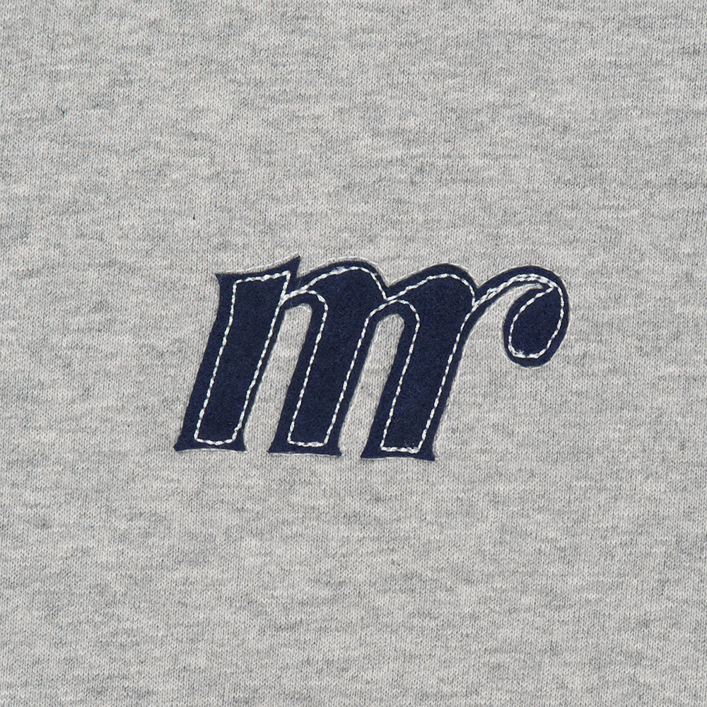 맨하탄 레코즈 로고 크루넥 - 그레이(Manhattan Records Logo Crew Neck - Grey) - 4