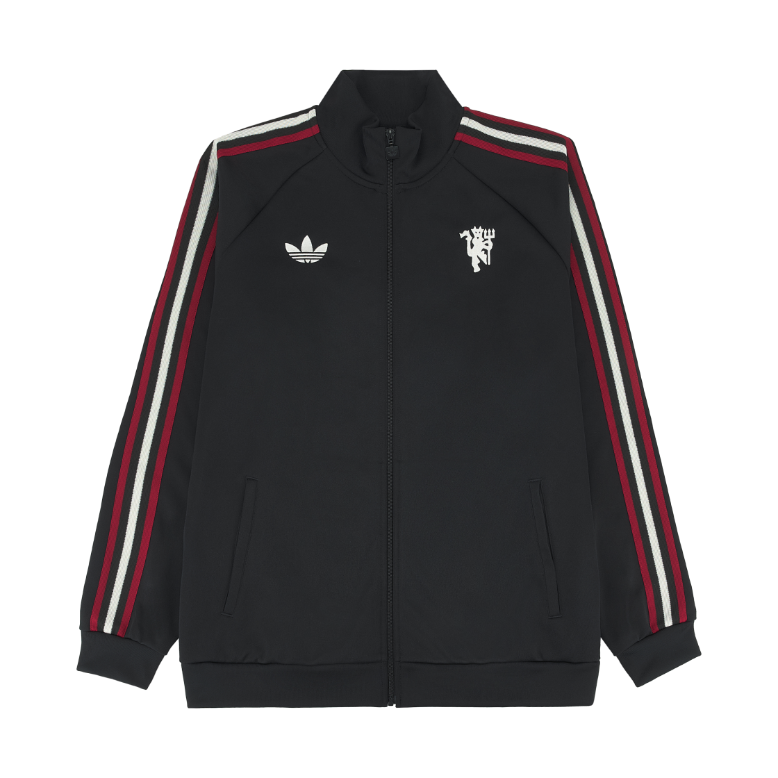 아디다스 맨체스터 유나이티드 오리지널스 트랙탑 블랙 - KR 사이즈 (논마킹 버전)(Adidas Manchester United Originals Track Top Black - KR Sizing (Non Marking Ver.))