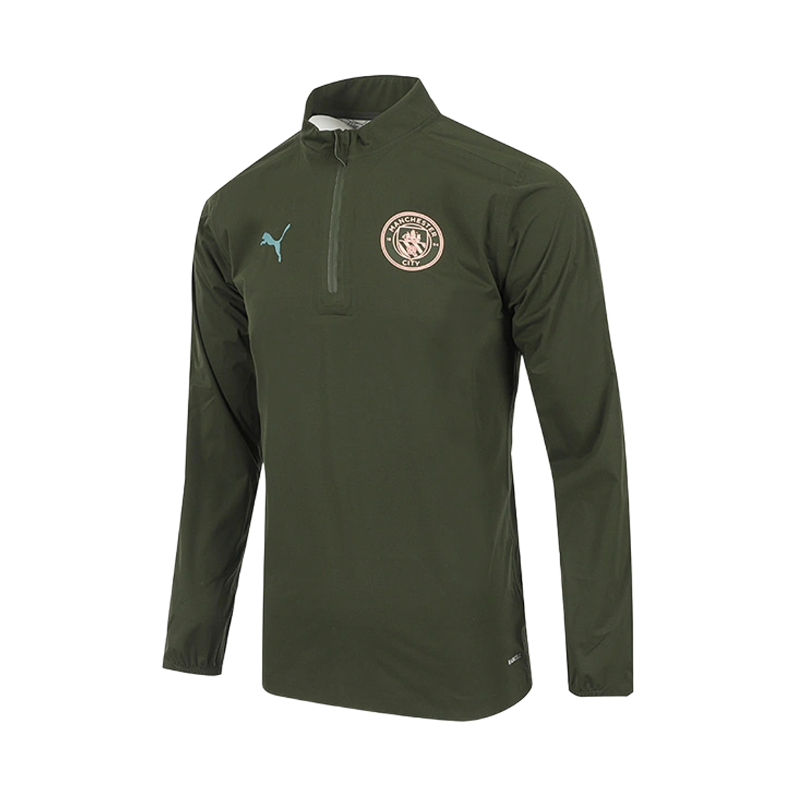777543-13 Puma Manchester City Training Pro Long Sleeve Jersey Olive (Non Marking Ver.)