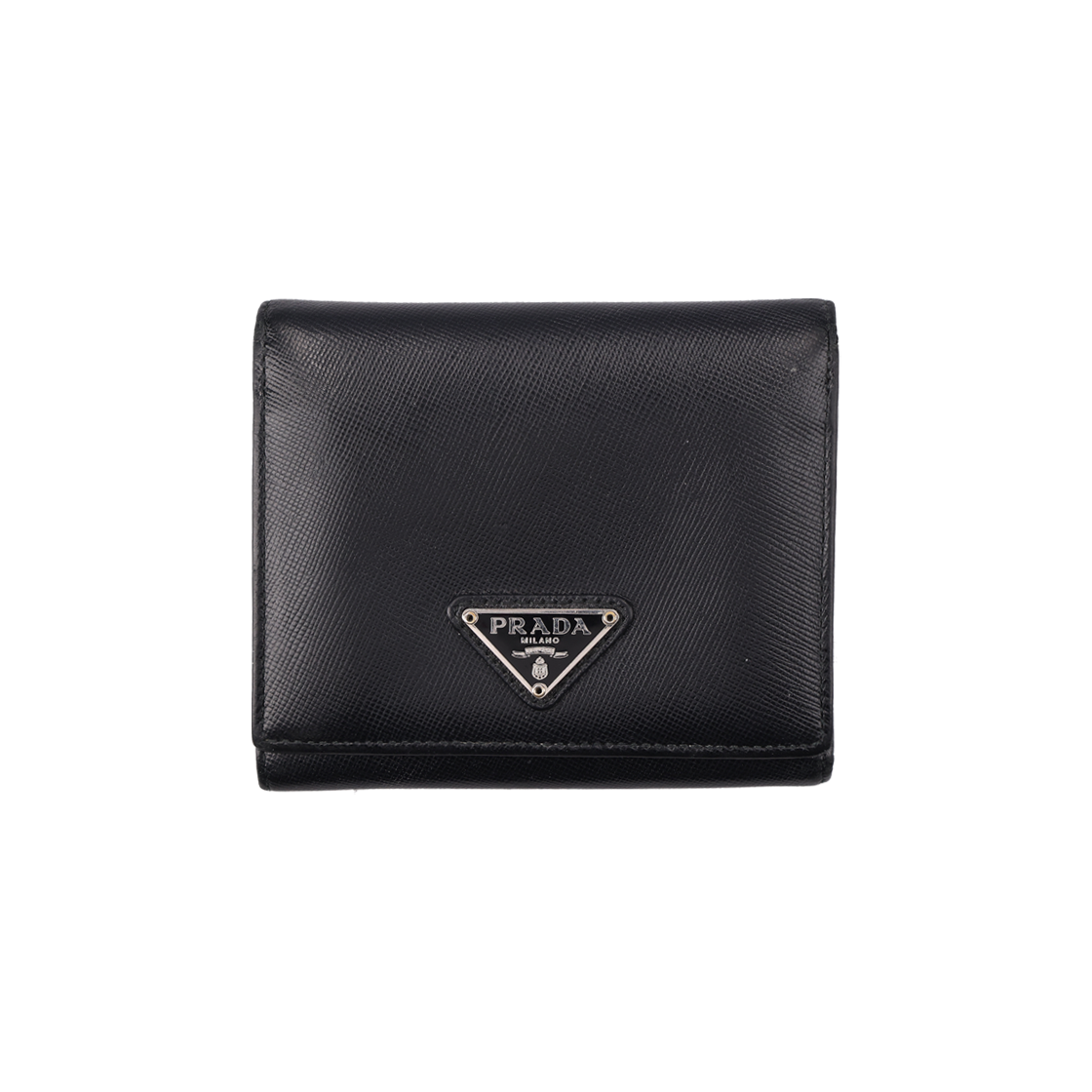 프라다 1M0176 스몰 사피아노 레더 지갑 블랙(Prada Small Saffiano Leather Wallet in Black) - 1