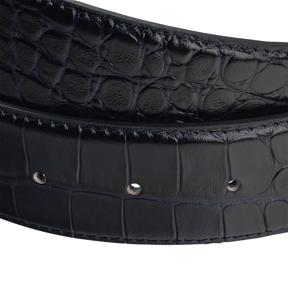 에모스탠스클럽 코어 벨트 크록 엠보스드 딥 네이비(emostanceclub Core Belt Croc Embossed DEEP NAVY) - 3