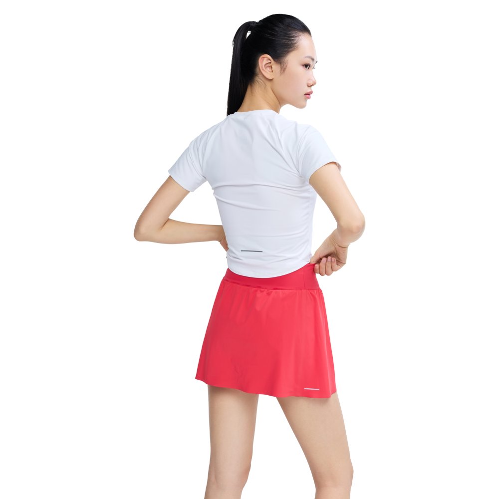 프로-스펙스 여성 다운타임 피티드 반팔티셔츠 화이트(PRO-SPECS Women's Downtime Fitted Short Sleeve T-Shirt White) - 5