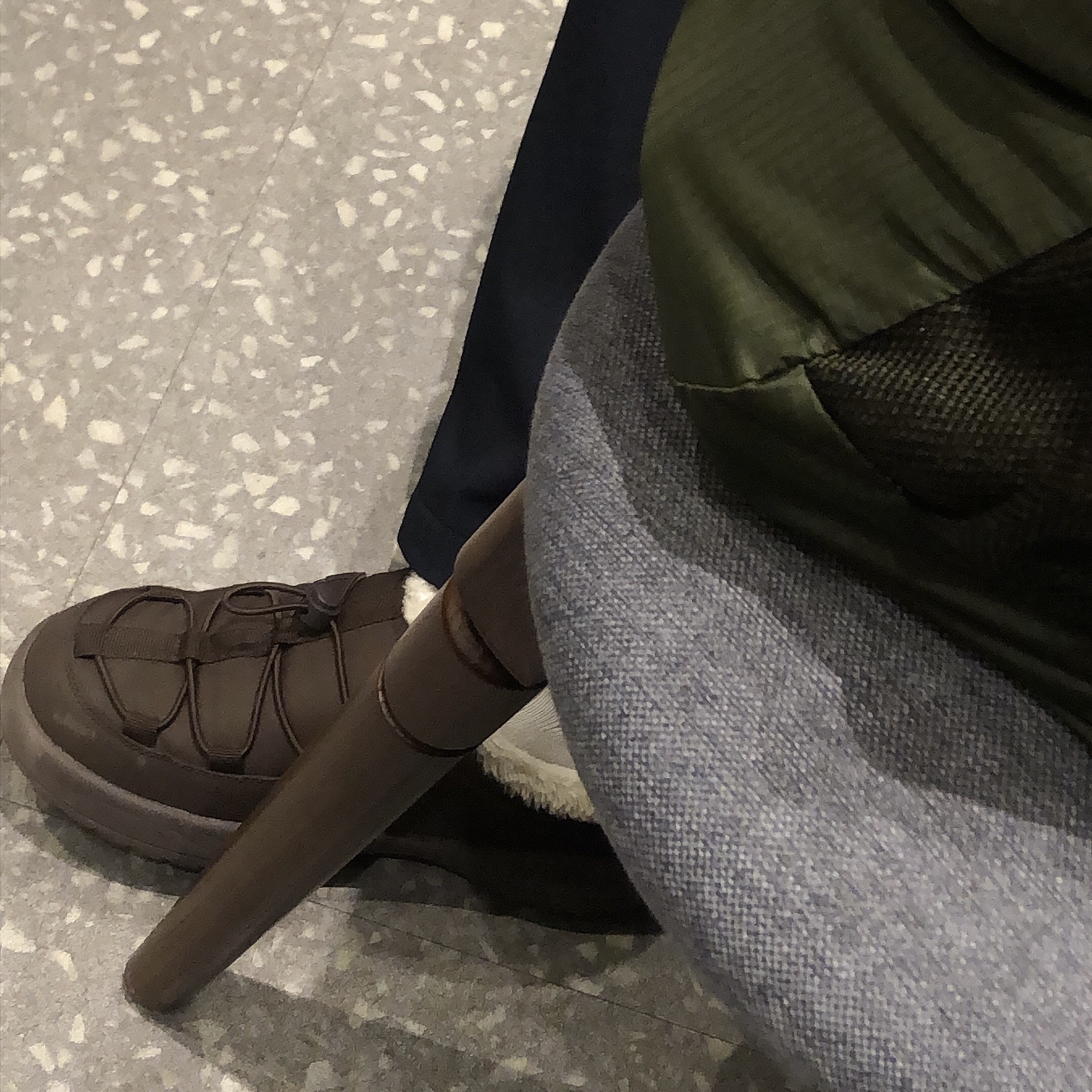The North Face Snow Mule Brown - 25FW 착용 스타일