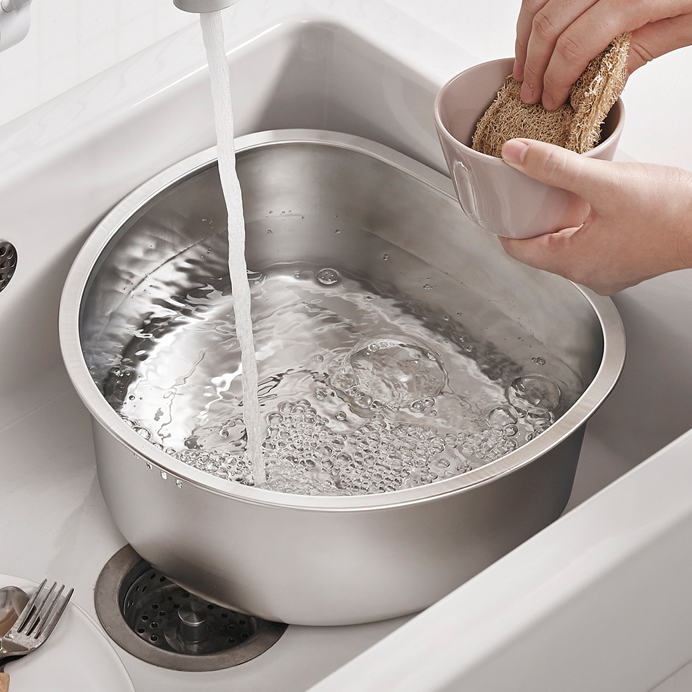 바겐슈타이거 스텐304 반원형 설거지통 8L(WAGENSTEIGER Semicircular Dish Tub 8L) - 2