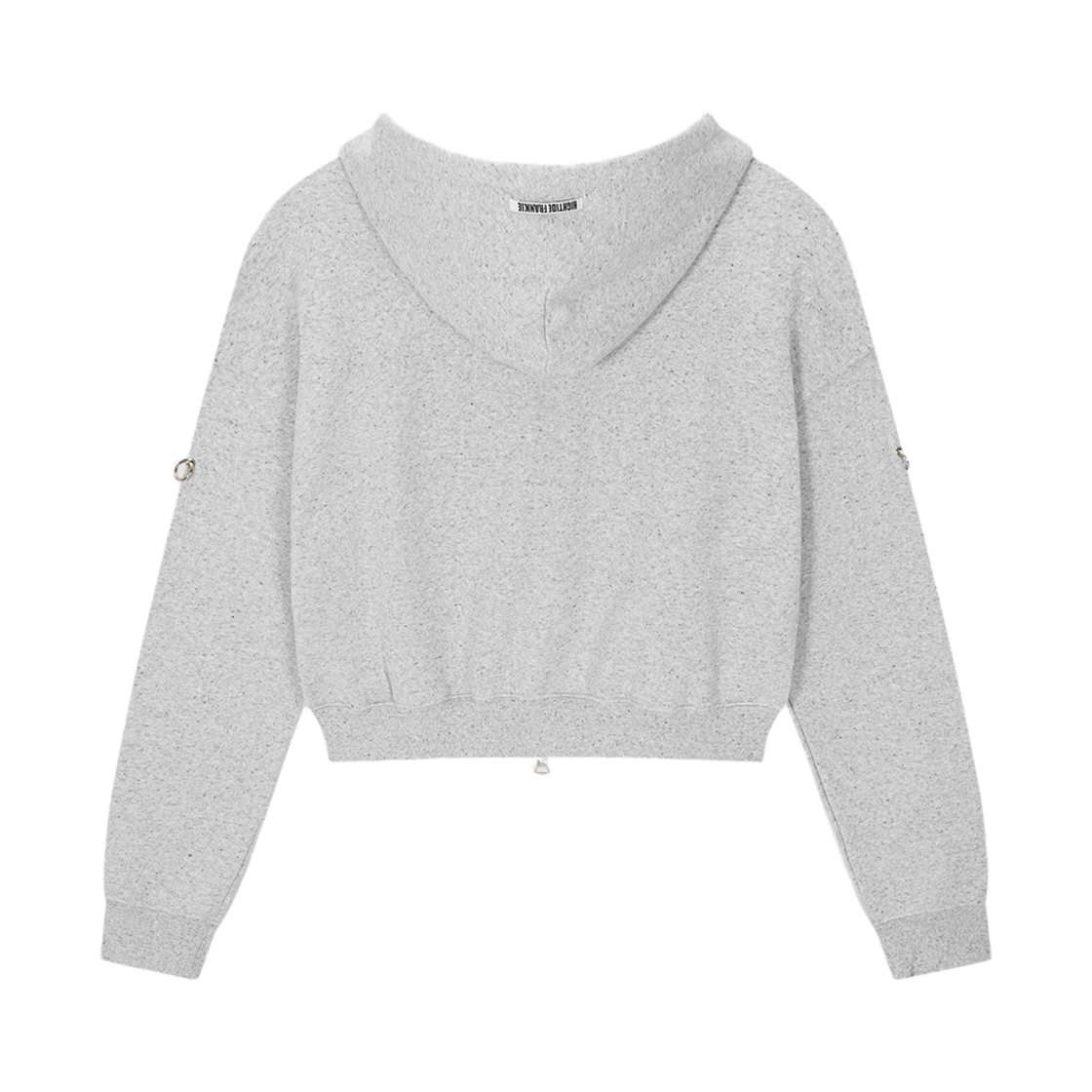 하이타이드 프랭키 미우스피츠 크롭 와이어 집업 후디 그레이(HIGHTIDE FRANKIE Meowsfits Crop Wire Zip-Up Hoodie Gray) - 3