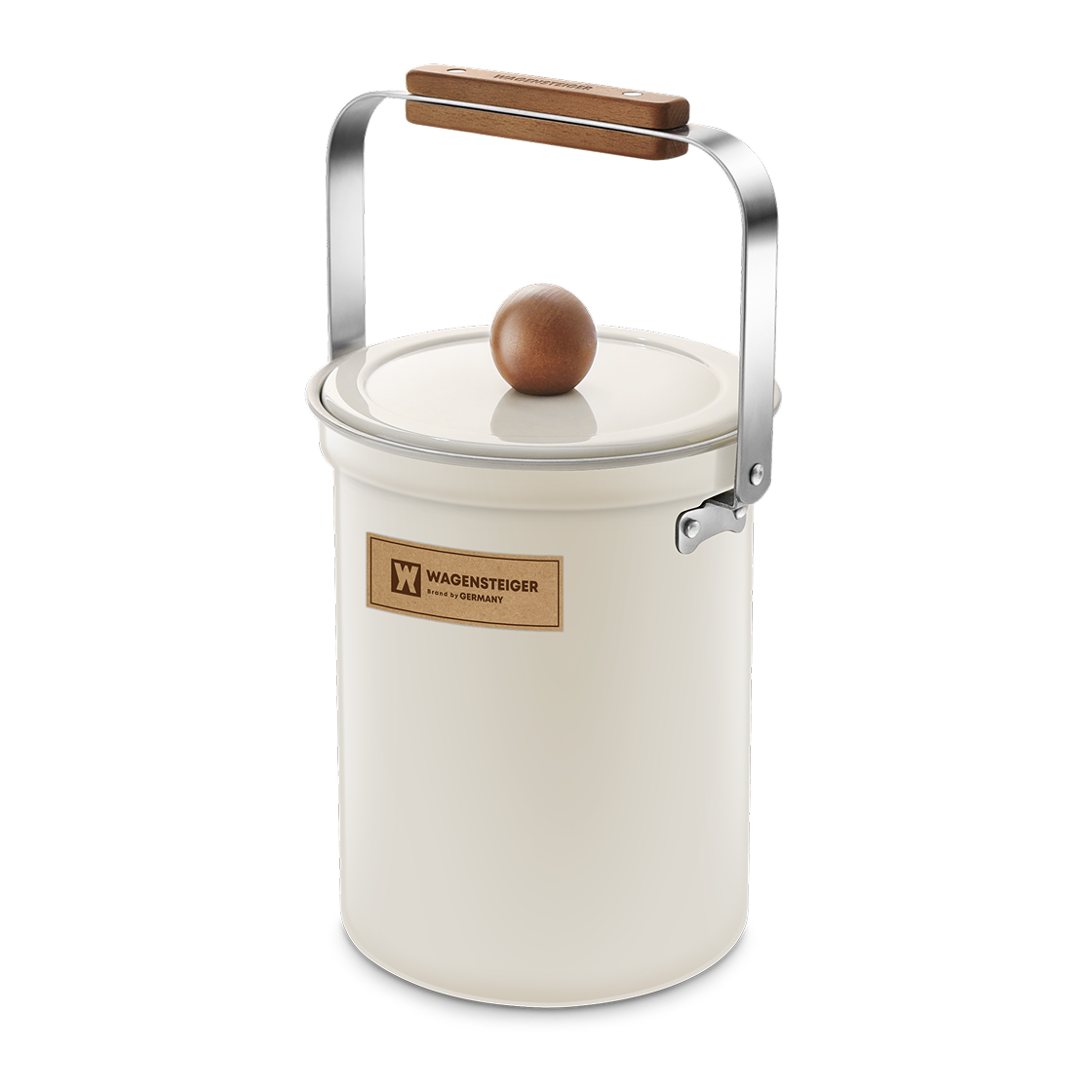 GUUD_WA0161 WAGENSTEIGER Stainless Compost Bin 3L Beige
