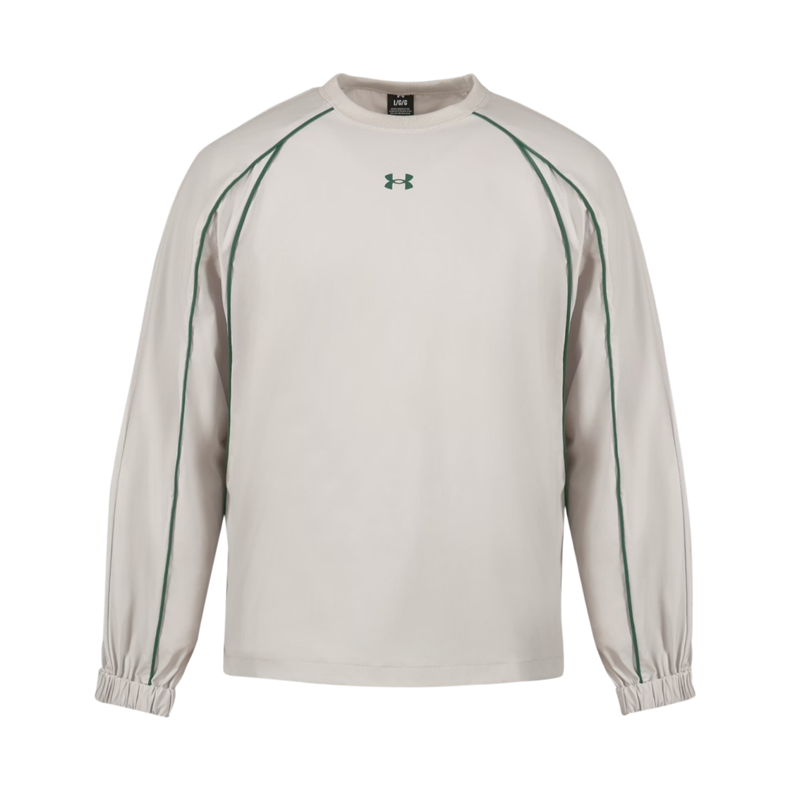 언더아머 APAC 스포츠스타일 우븐 크루 스톤 랙 그린(Under Armour APAC Sportstyle Woven Crew Stone Rack Green) - 1