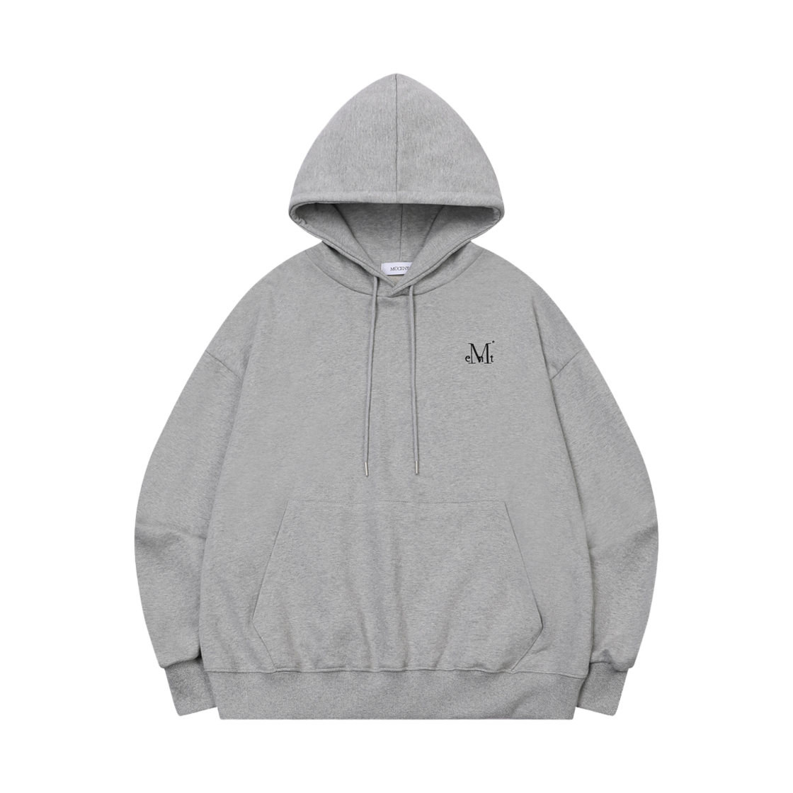 무센트 어핏 백 레터링 후드 티 남녀공용 그레이(MUCENT Ufit Back Lettering Hood T Unisex Gray) - 2