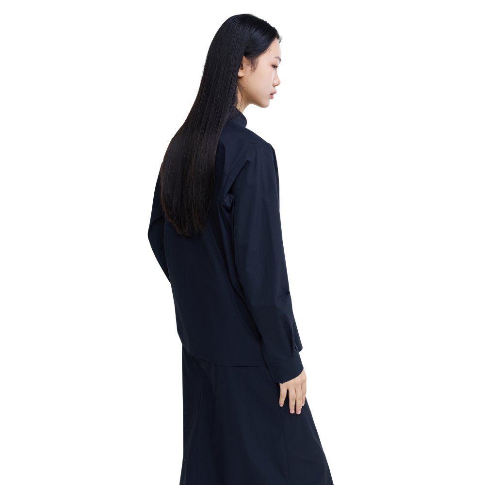 프로-스펙스 유니 테크 테일러드 오버셔츠 블랙(PRO-SPECS Unisex Tech Tailored Overshirt Black) - 6