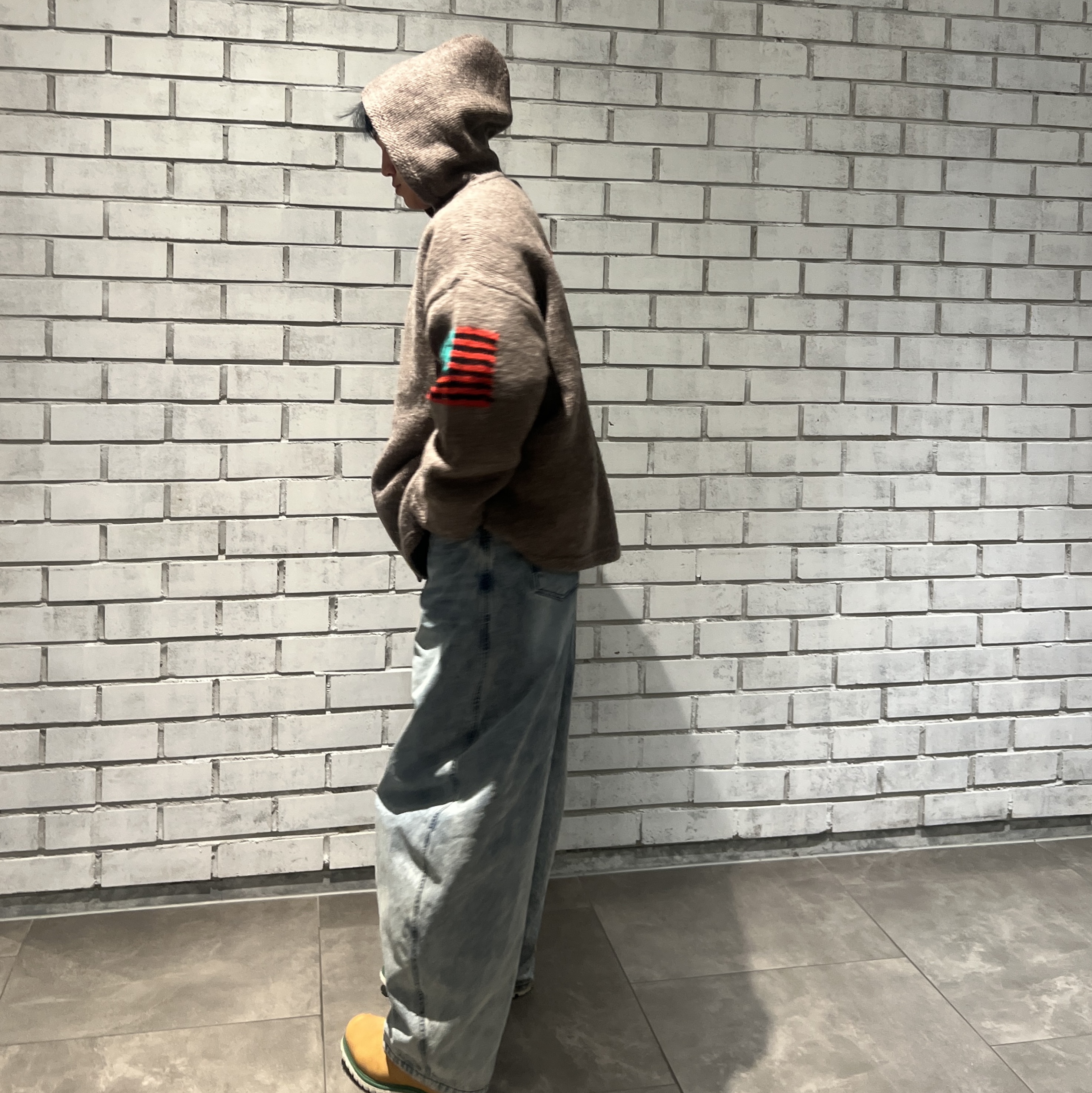 Stussy x Denim Tears Sweater Grey, Kasina x Timberland 6 In Premium Vibram Gtx Wheat - Wide 착용 스타일 - 2