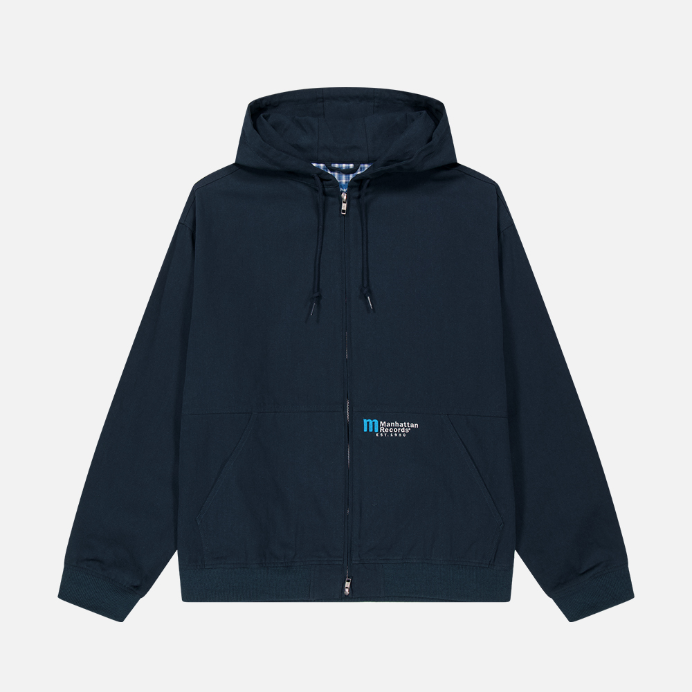 맨하탄 레코즈 캔버스 워크 자켓 - 네이비(Manhattan Records Canvas Work Jacket - Navy) - 2