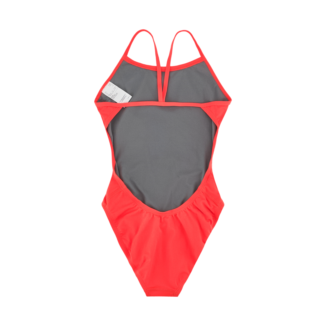 (W) 나이키 스윔 앤서 솔리드 컷 아웃 브라이트 크림슨((W) Nike Swim Answer Solid Cut Out Bright Crimson) - 2