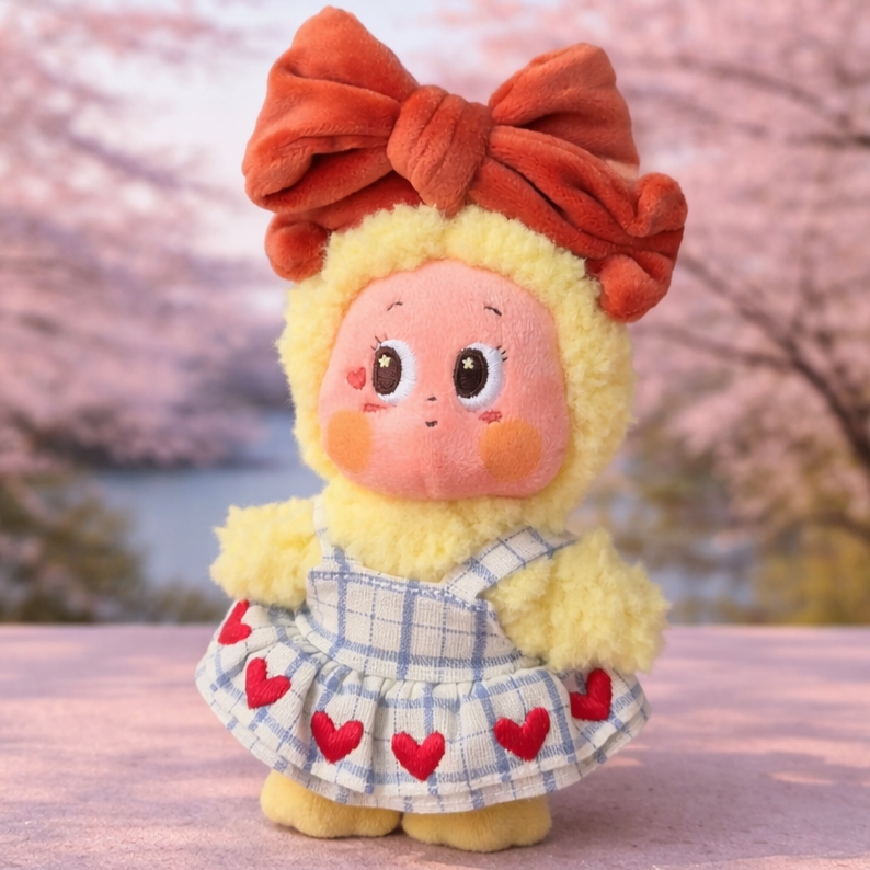 Pop Mart Twinkle Twinkle Crush On You Series Plush Pendent Skip A Beat (Opened Case) 착용 스타일