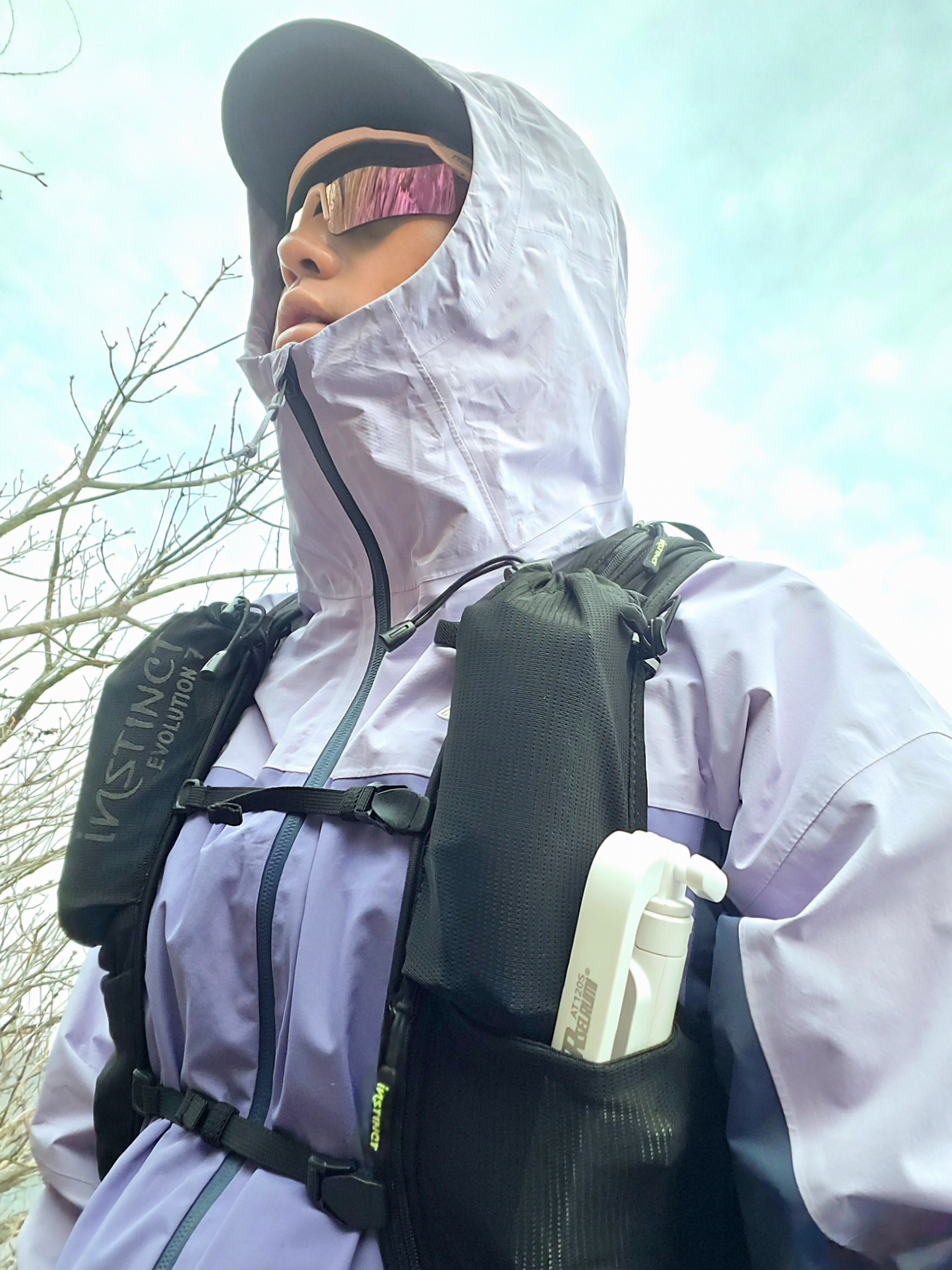 Nike ACG Morpho Storm-Fit ADV Rain Jacket Hydrangeas Dusty Amethyst - Asia 착용 스타일