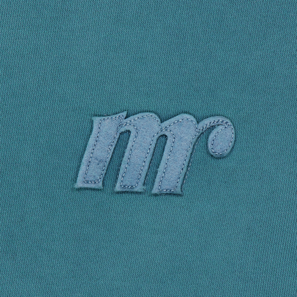 맨하탄 레코즈 로고 피그먼트 크루넥 - 블루(Manhattan Records Logo PM Crew Neck - Blue) - 4