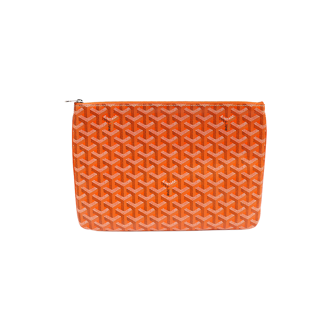고야드 APMSENAT2-MM-07 오렌지 고야딘 캔버스 세나 MM 클러치(Goyard Senat MM Clutch in Orange Goyardine Canvas)
