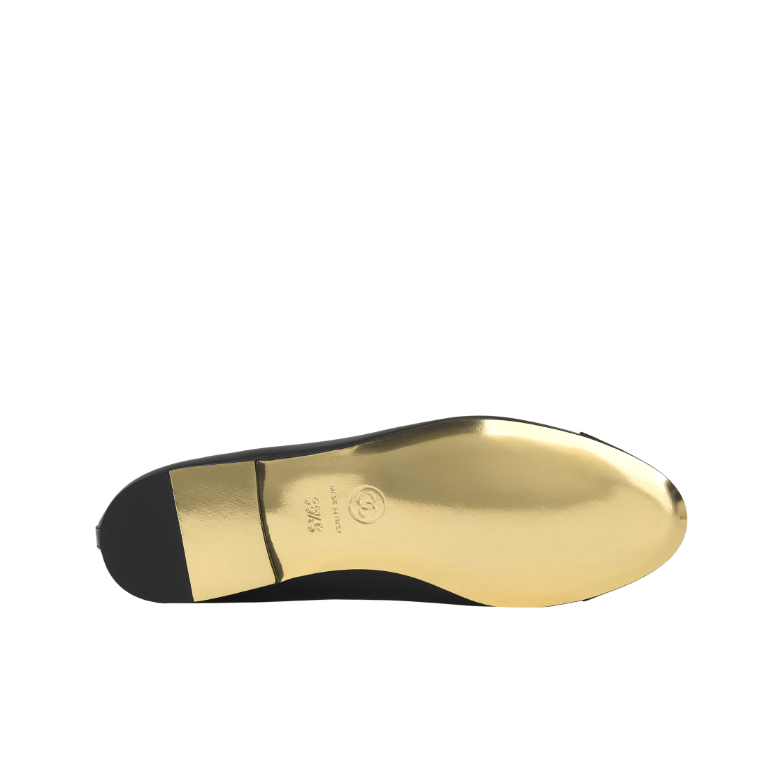 (W) 샤넬 발레리나 플랫 램스킨 그로그랭 & 블랙((W) Chanel Ballerina Flat Lambskin Grosgrain & Black) - 2