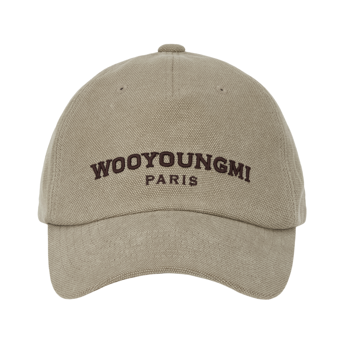 우영미 다이드 옥스포드 데님 볼캡 베이지 - 25FW(Wooyoungmi Dyed Oxford Denim Ball Cap Beige - 25FW) - 2