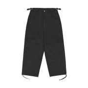 MJD x Koin Seoul 3D Knee Eco Leather Pants Black