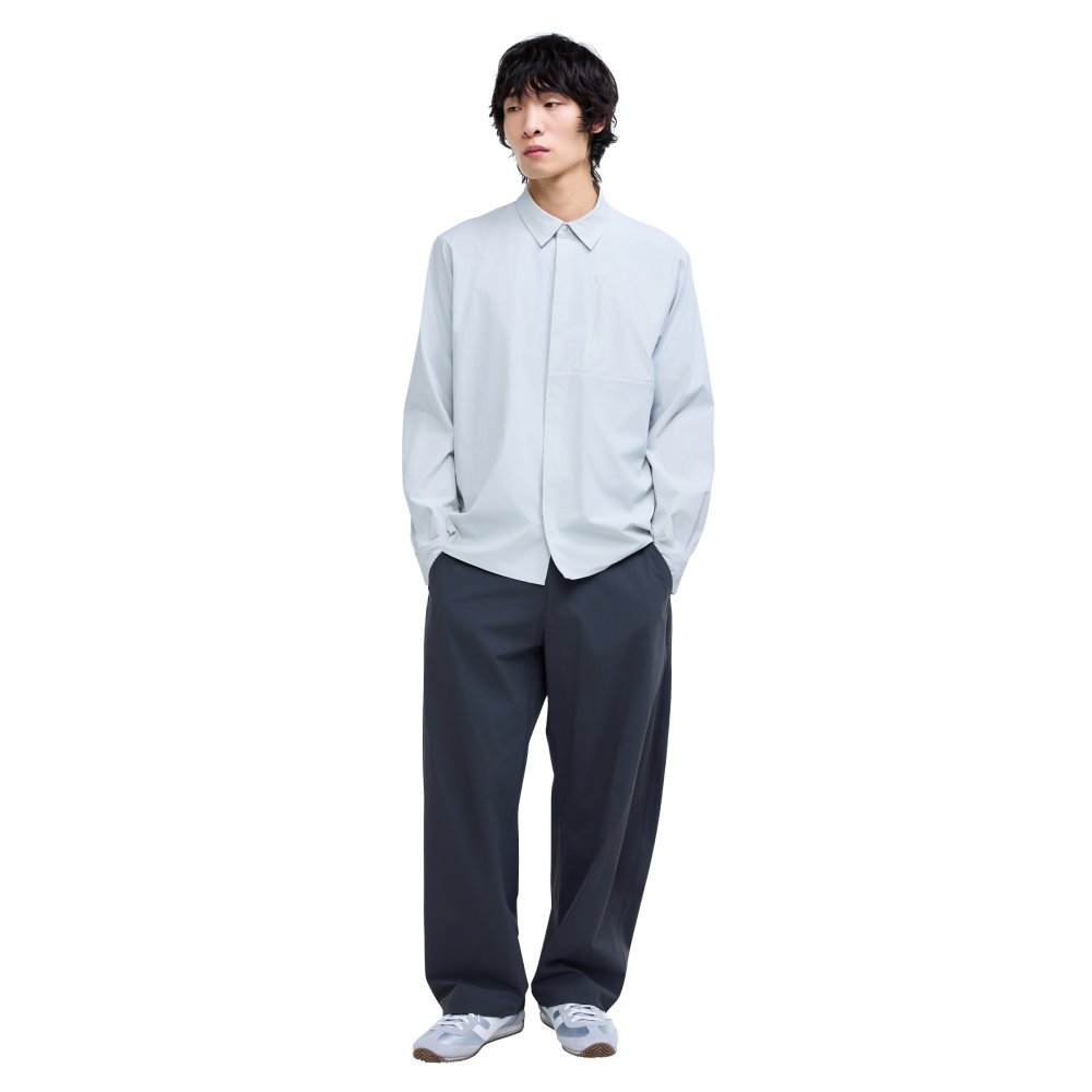 프로-스펙스 유니 테크 테일러드 오버셔츠 라이트 그레이(PRO-SPECS Unisex Tech Tailored Overshirt Light Gray) - 4