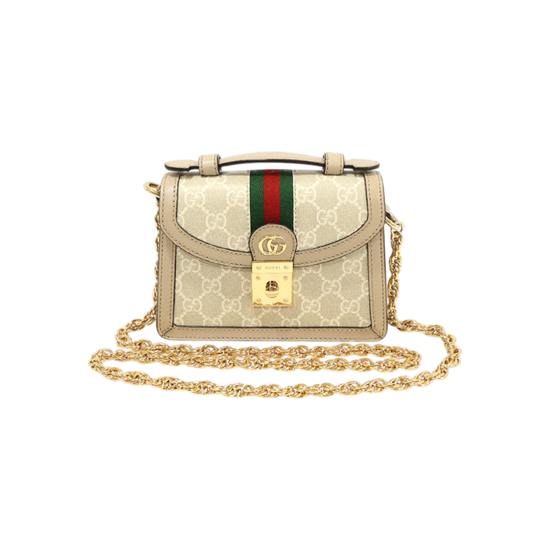 구찌 696180 GG 수프림 캔버스 WEB 오피디아 GG 탑 핸들 미니 2WAY(Gucci 696180 GG Supreme Canvas Web Ophidia GG Top Handle Mini 2-Way Bag)