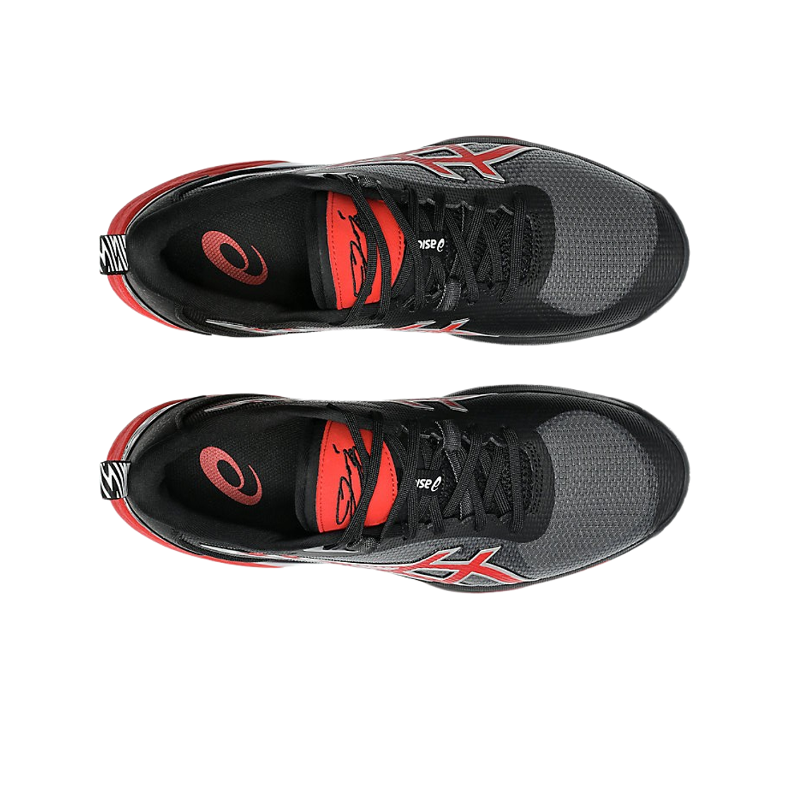 아식스 스위프트에이스 유키 블랙 레드 - D 스탠다드(Asics Swiftace Yuki Black Red - D Standard) - 2