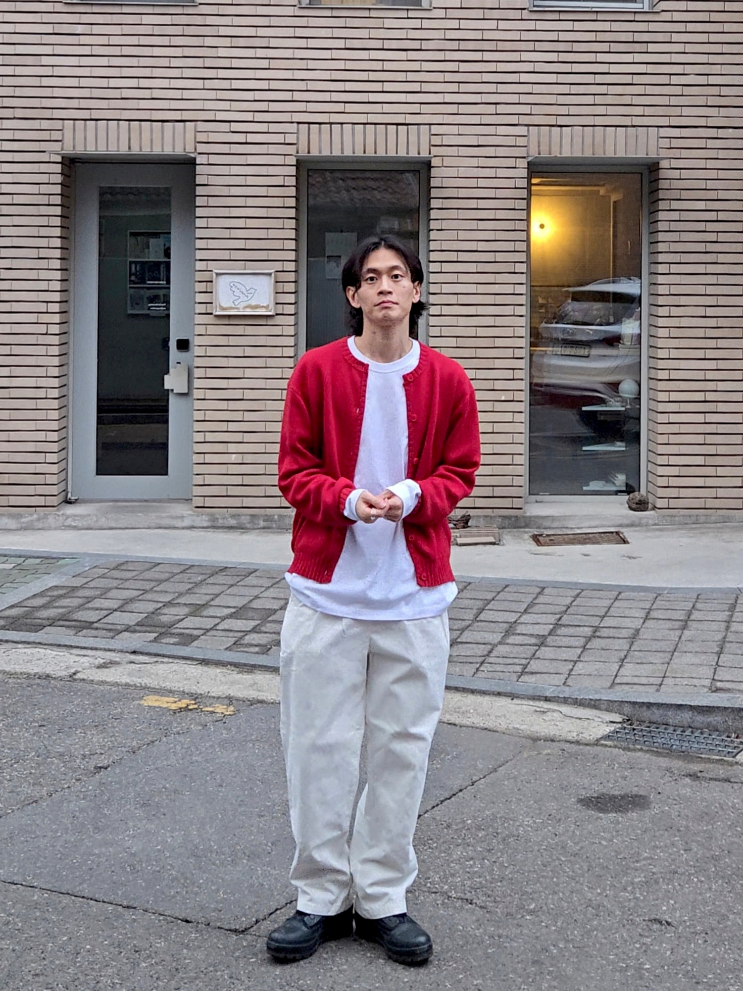 Converse x Ambush Chuck Taylor All Star Duck Boot Black 착용 스타일 - 3