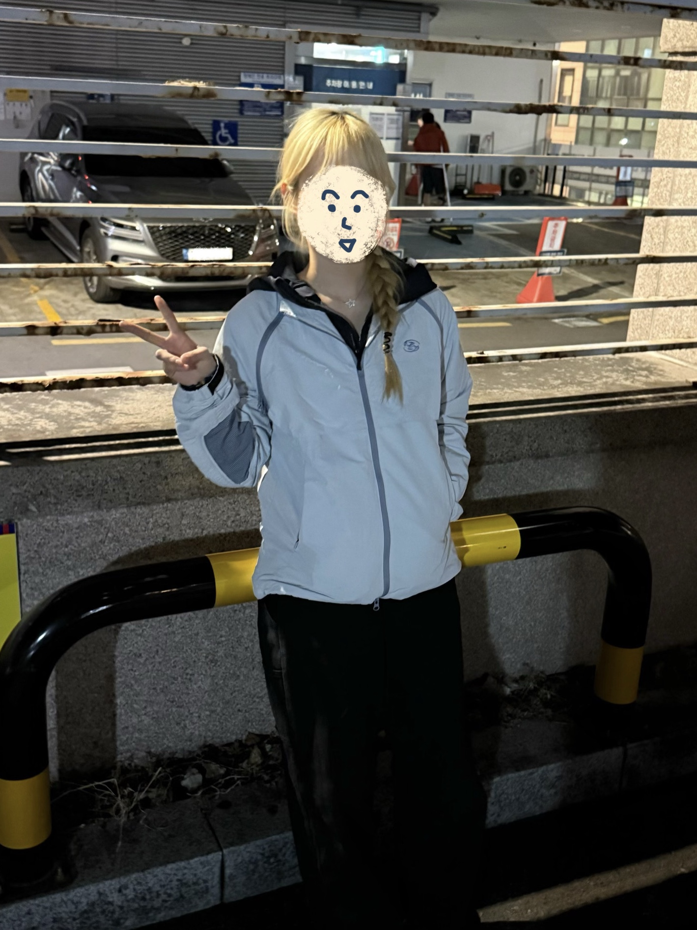 Sansan Gear Slash Zipper Jacket Light Grey - 24SS, Adidas Spezial Handball Collegiate Navy 착용 스타일 - 2