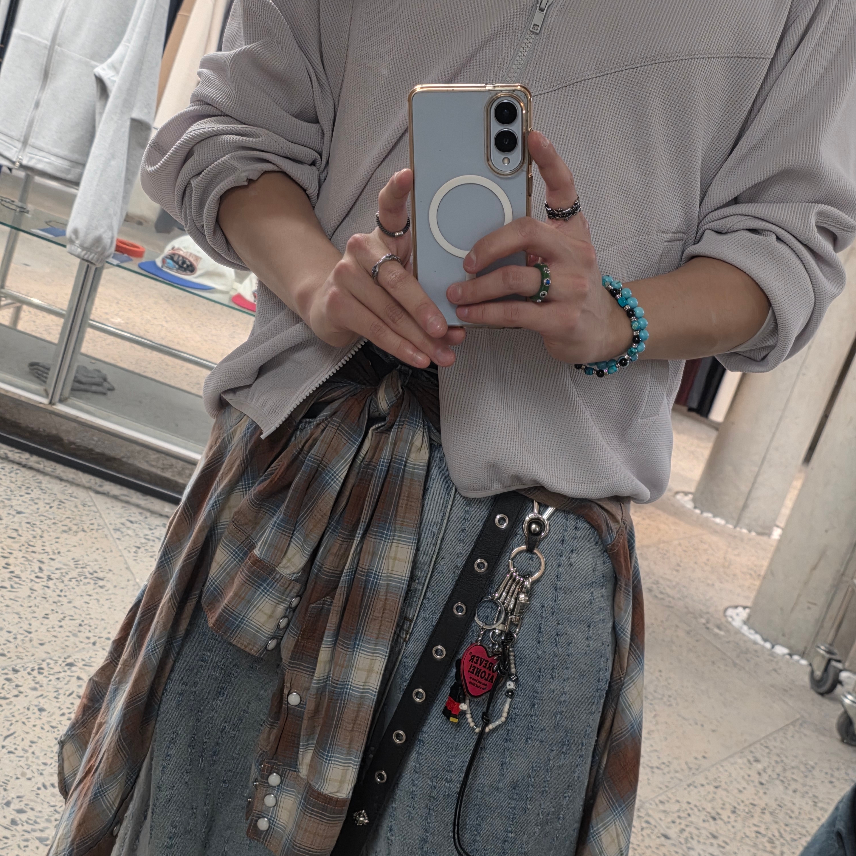 Nff Napoleon Ring Khaki 착용 스타일