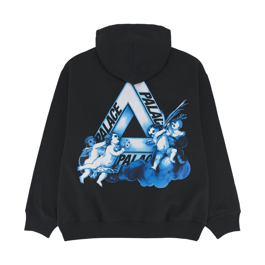 팔라스 트라이 엔젤릭 후드 스카이라인 블랙 - 25FW(Palace Tri-Angelic Hood Skyline Black - 25FW) - 1