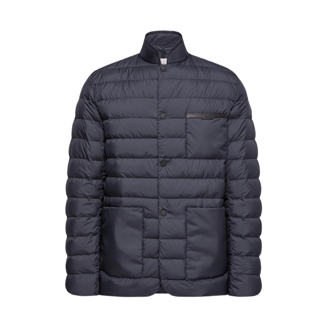 L1-091-1A00096-597X2-779 Moncler Kenai Mid-Length Down Jacket Dark Blue - 26SS