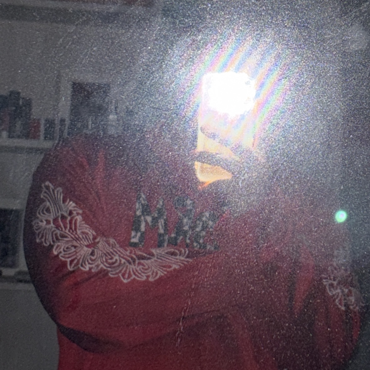 Chrome Hearts Matty Boy Mesh Form CH Team Long Sleeve Stadium Jersey Red 착용 스타일