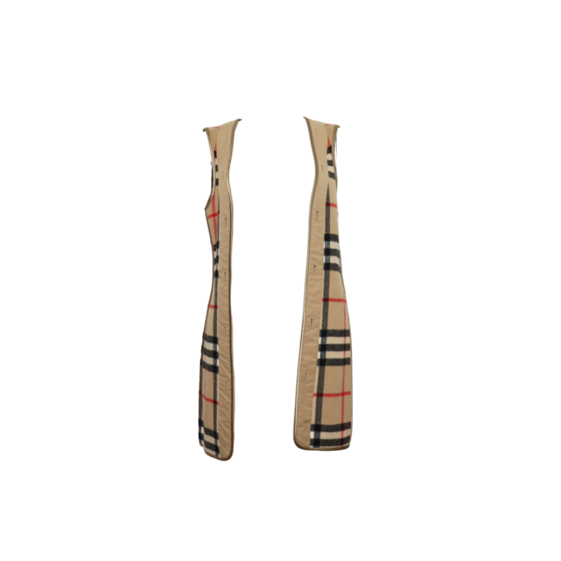 ITU5W47BTT73 Burberry Beige Cashmere-Wool Blend Nova Check Sandringham Coat Liner Vest