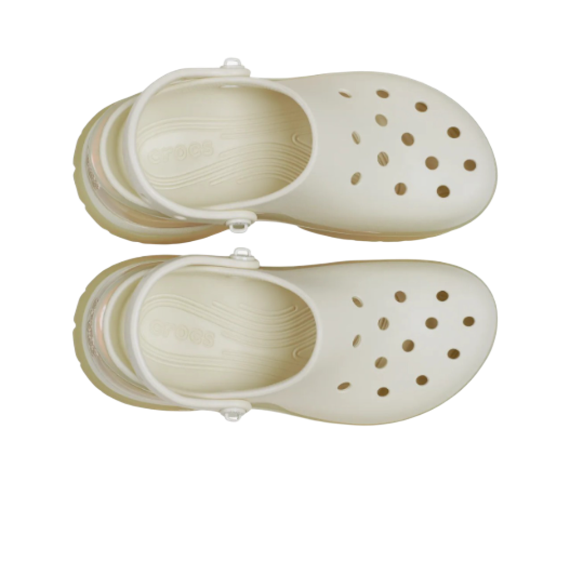 (W) 크록스 슈퍼 베이 클로그 서밋 화이트((W) Crocs Super Bae Clog Summit White) - 2