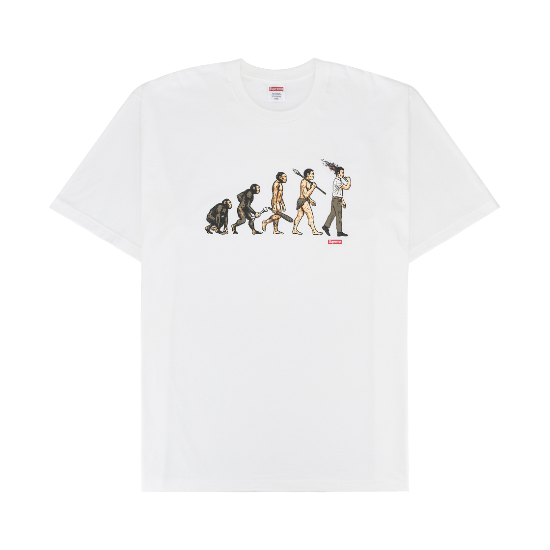 슈프림 에볼루션 티셔츠 화이트 - 26SS(Supreme Evolution T-Shirt White - 26SS)