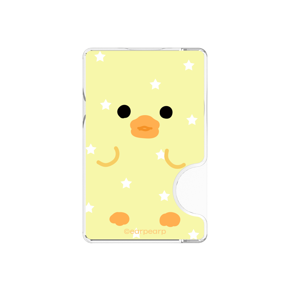 어프어프 노랑 오리 맥세이프 카드지갑(earpearp Little Yellow Duck MagSafe Card Wallet)