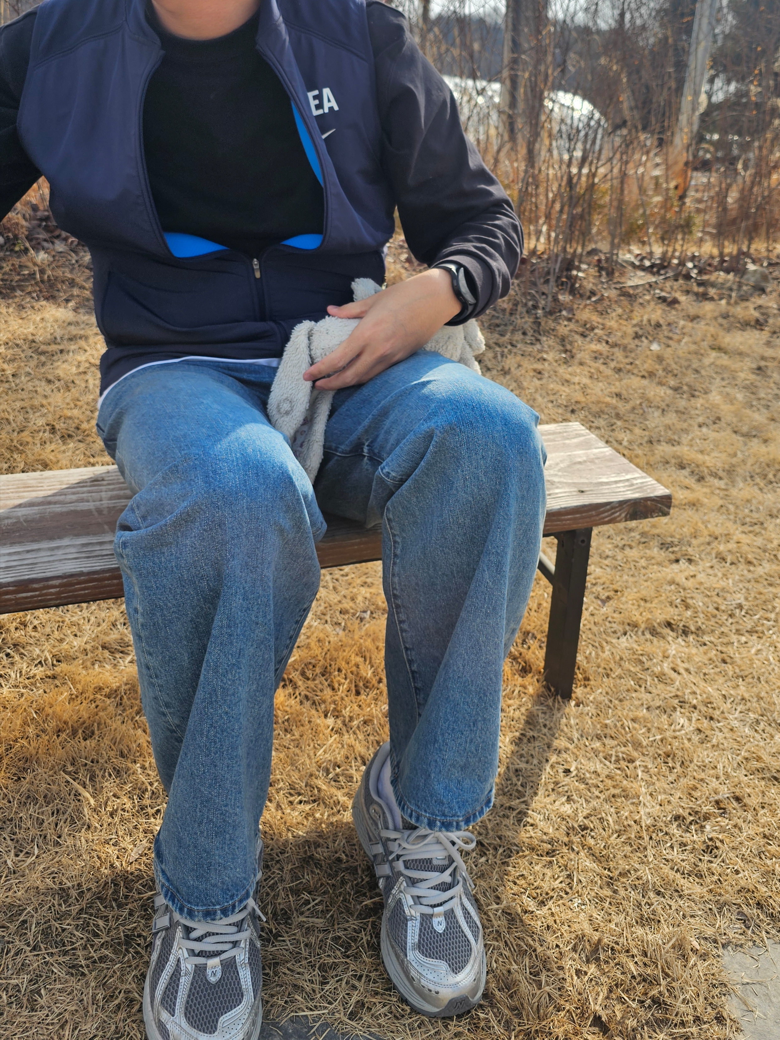 New Balance 1906R Harbor Grey Silver Metalic, IAB Studio Socks Pack White Black 착용 스타일