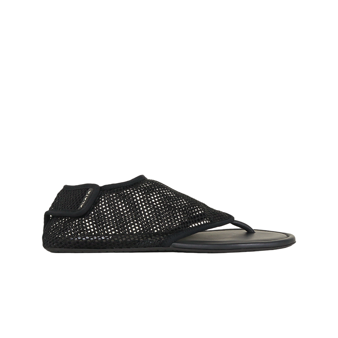 [15% 쿠폰] (W) 알라이아 피쉬넷 통 샌들 블랙([15% 쿠폰] (W) Alaia Thong Sandals in Fishnet Black) - 1