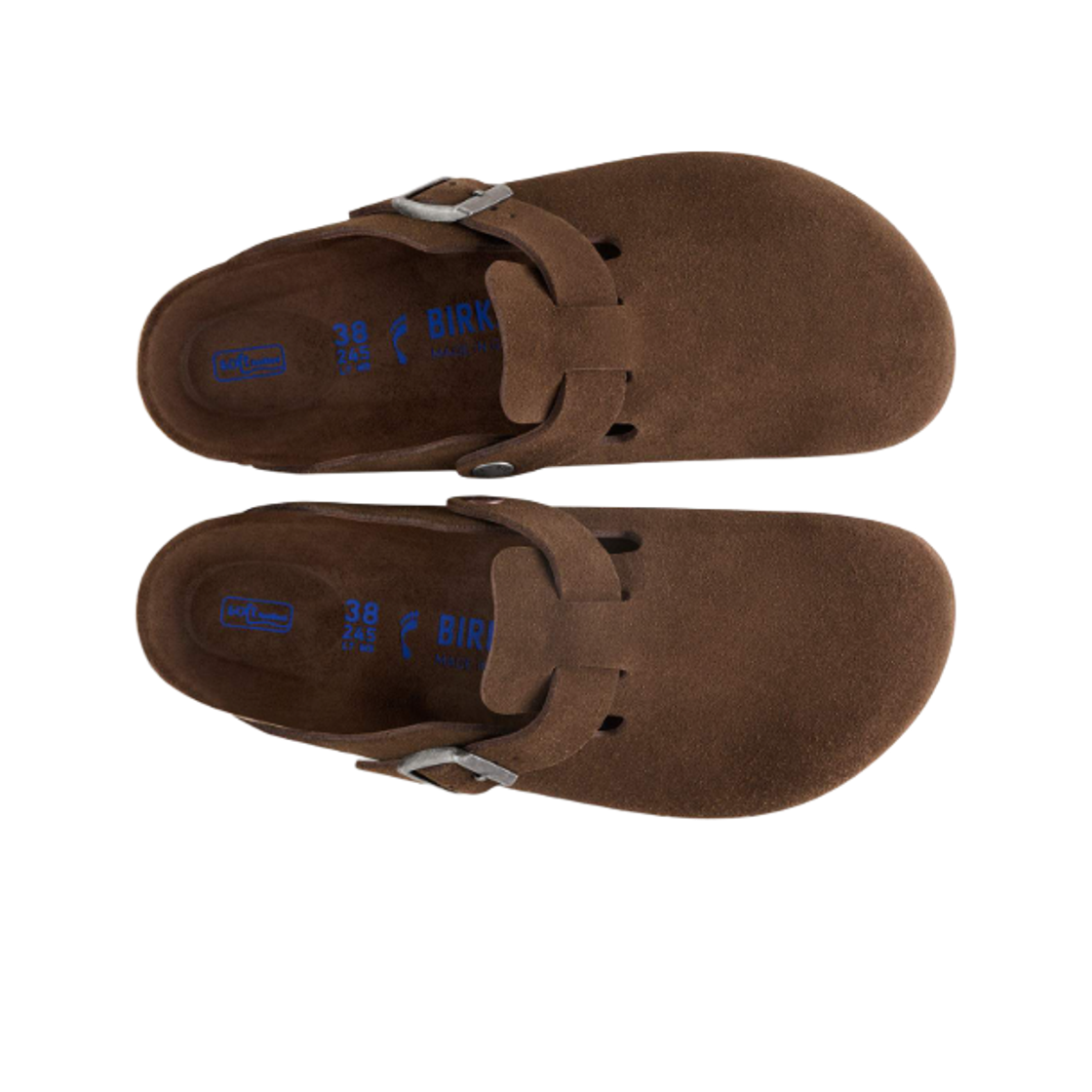 버켄스탁 소프트 풋베드 스웨이드 레더 카라페 - 레귤러(Birkenstock Soft Footbed Suede Leather Carafe - Regular) - 2