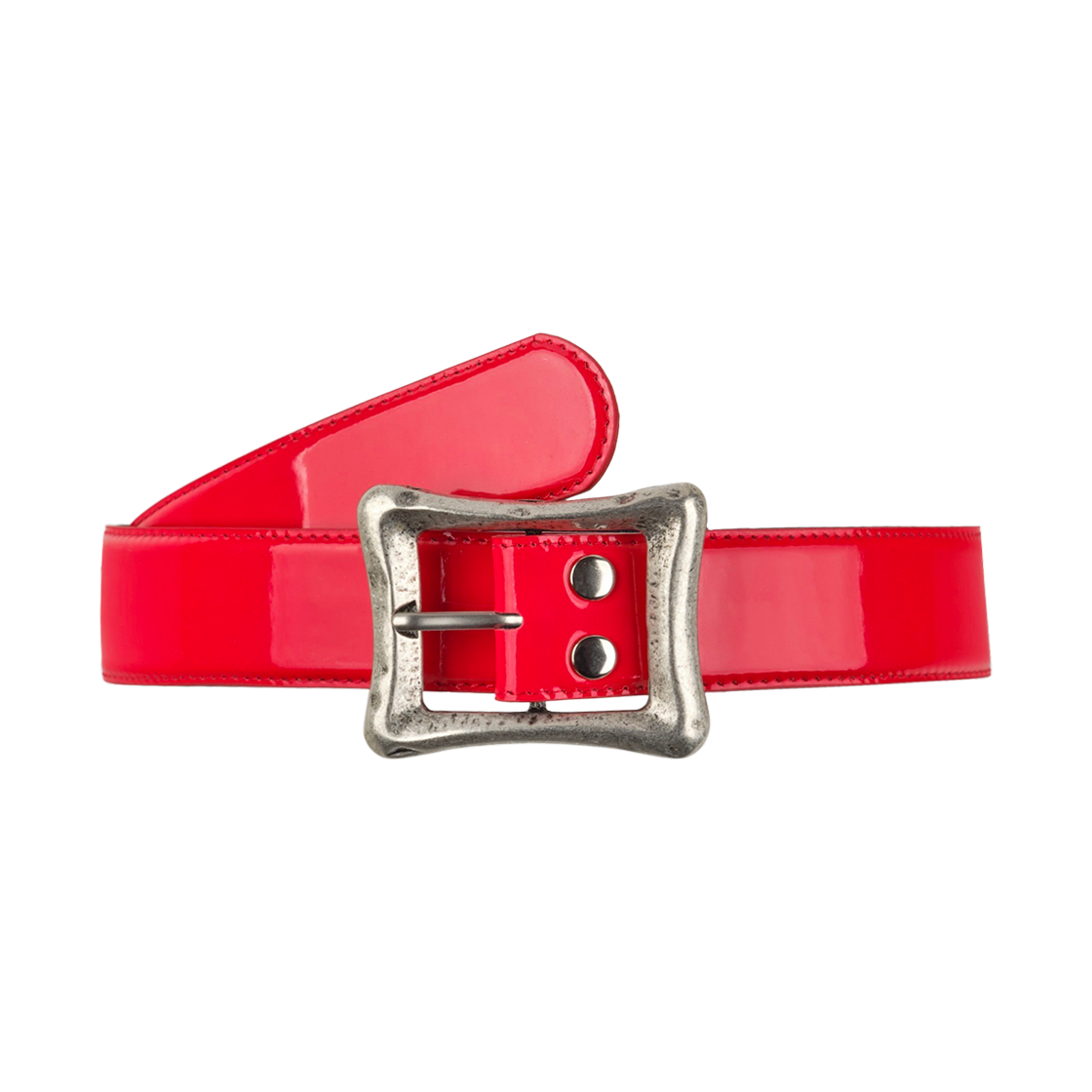 EMOSTANCECLUB-044 emostanceclub Core Belt ENAMEL RED
