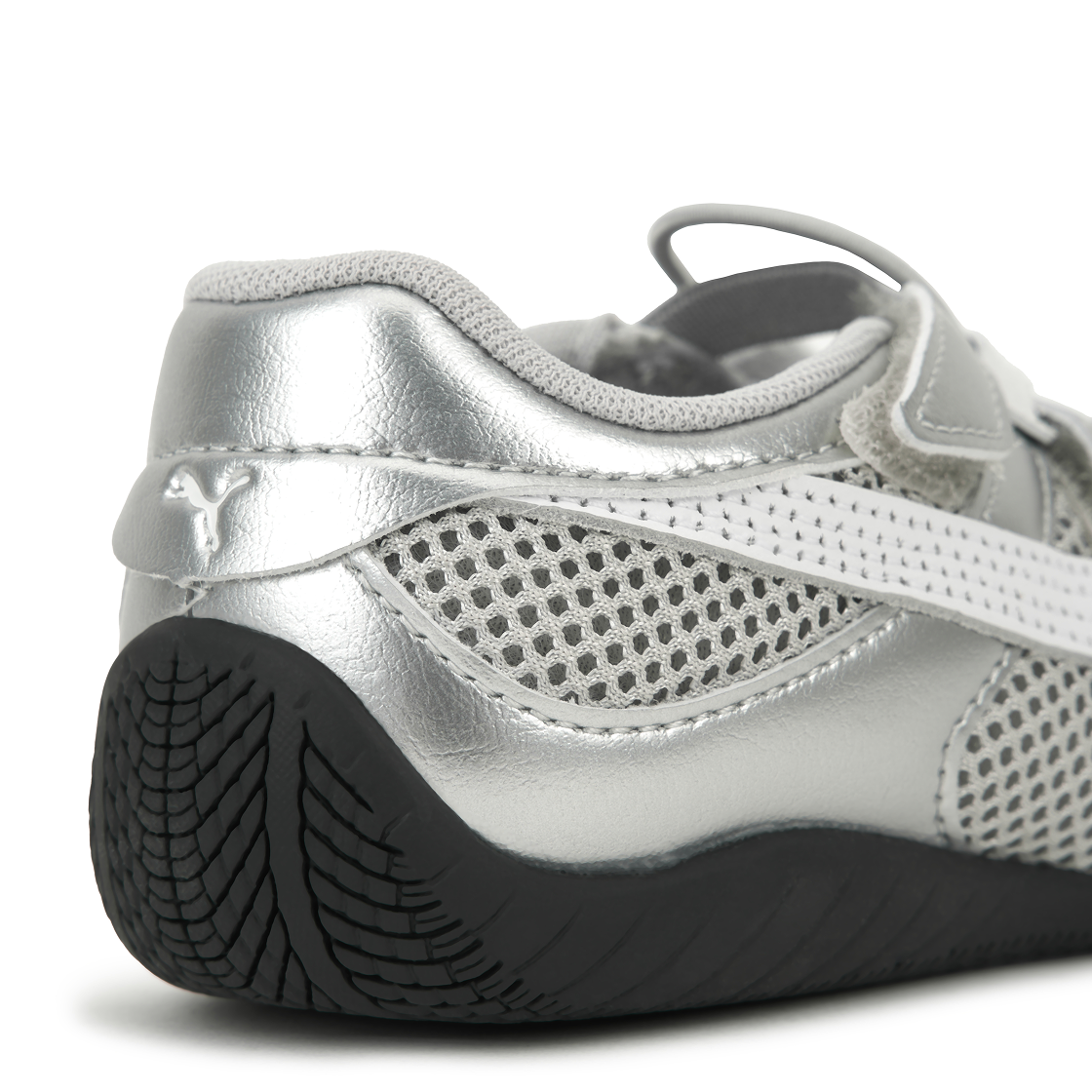 (PS) 푸마 스피드캣 고 메탈릭 V 실버((PS) Puma Speedcat Go Metallic V Silver) - 8