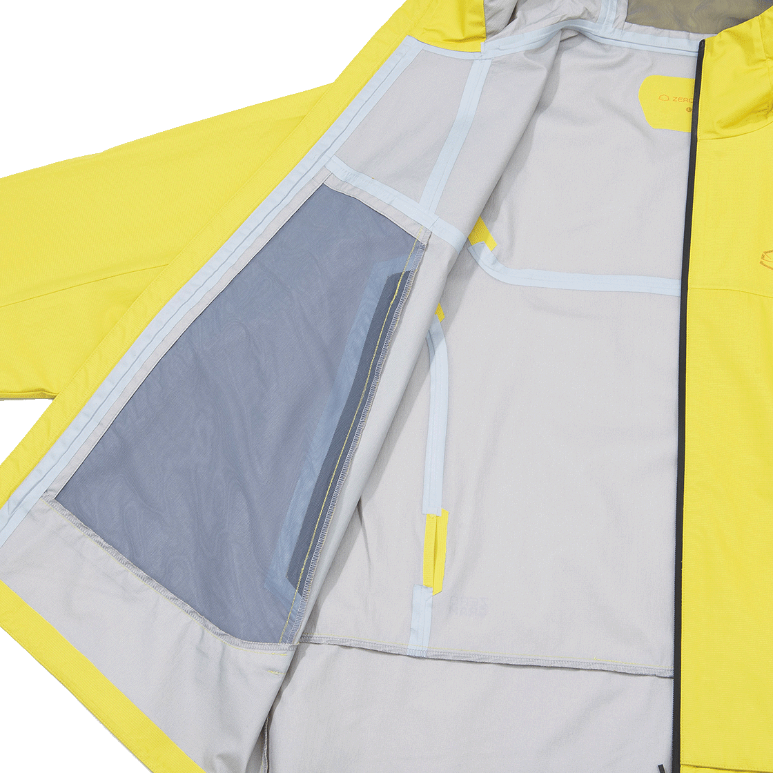 제로그램 베스퍼 라이트쉘 3L 자켓 옐로우(ZEROGRAM Vesper Lightshell 3L Jacket Yellow) - 4