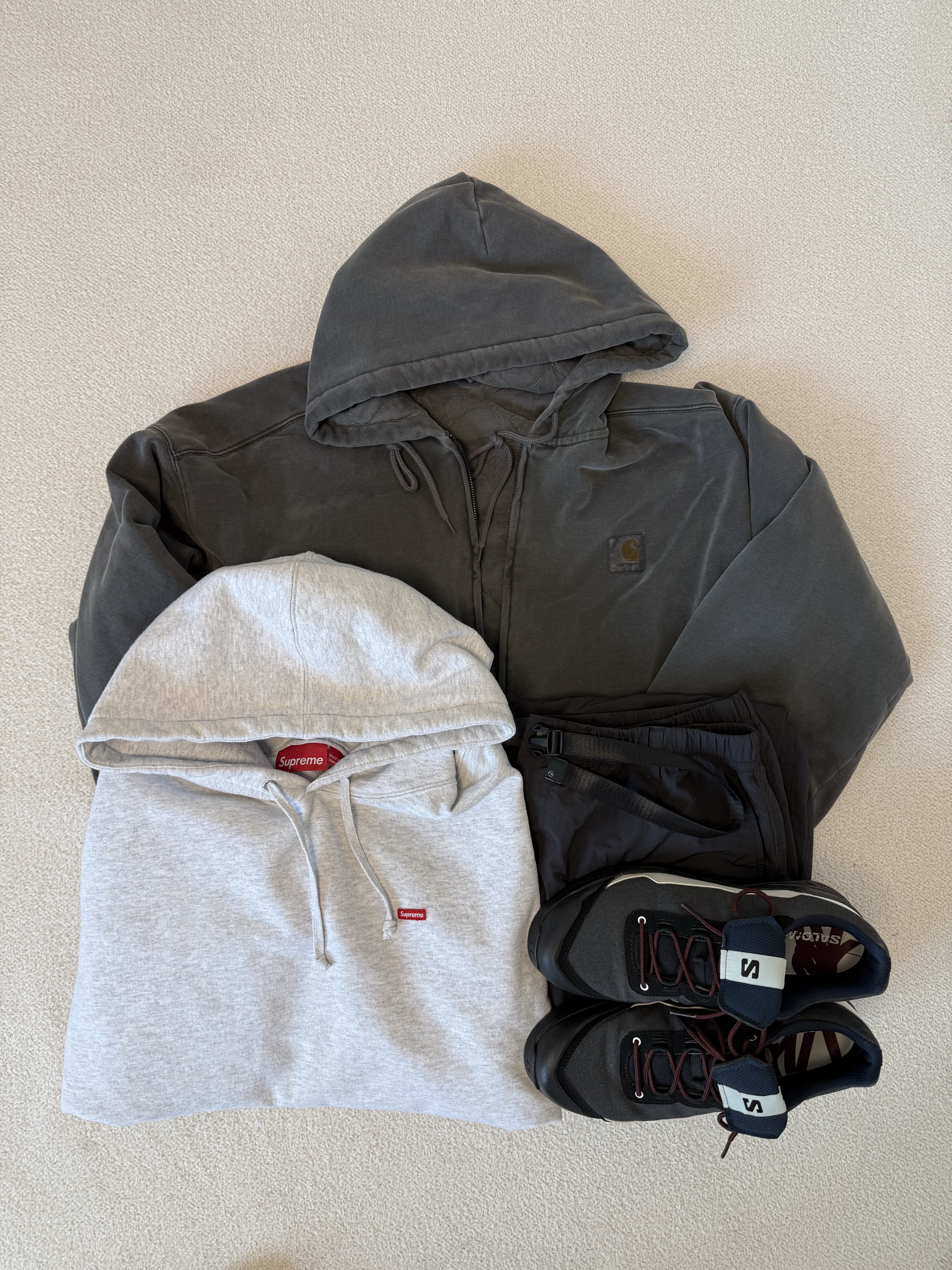 Salomon x GR10K X-Alp Esill Black Metal 착용 스타일 - 1