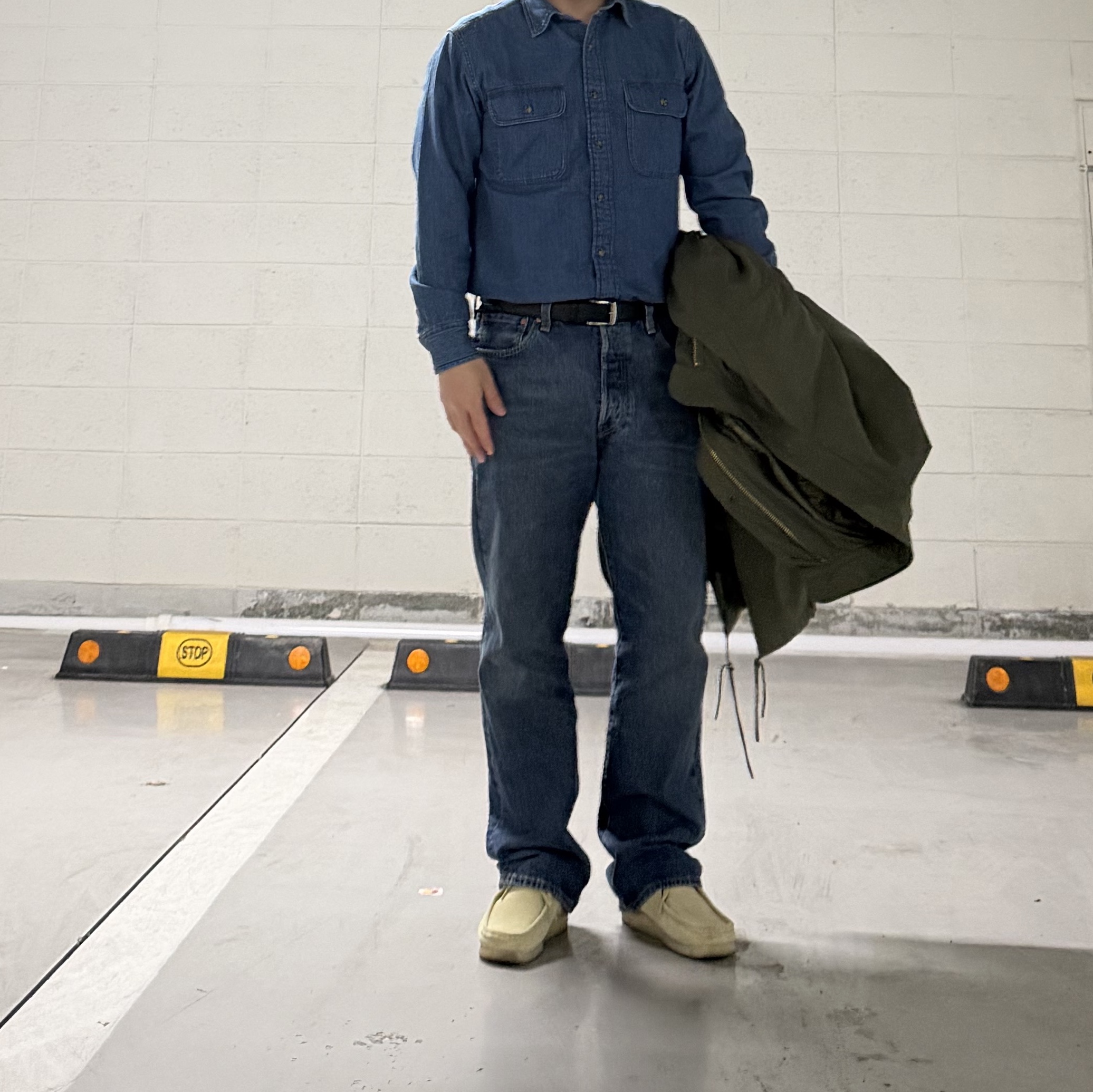 Clarks Wallabee Maple Suede 착용 스타일