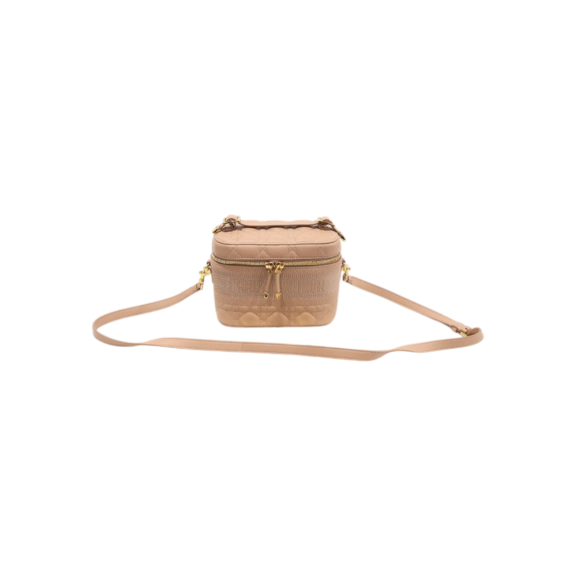 ITWEP3F5MF8E Dior S5488UNTR_M49P Pink Cannage Lambskin DIORTRAVEL Small Vanity Case 2-Way